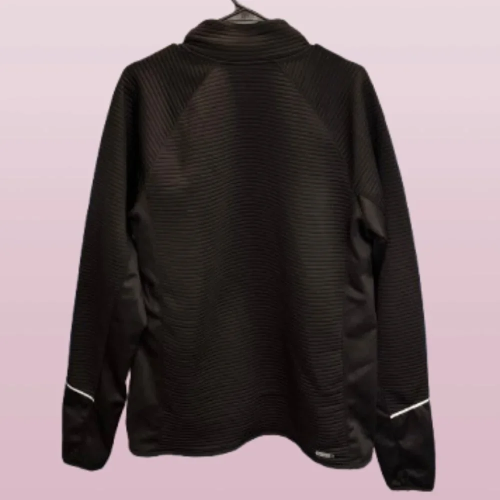 🖤 Old Navy Active Black Athletic Full-Zip Jacket Size L - Picture 2 of 7